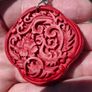 Cinibar Chinese pendant Image 2