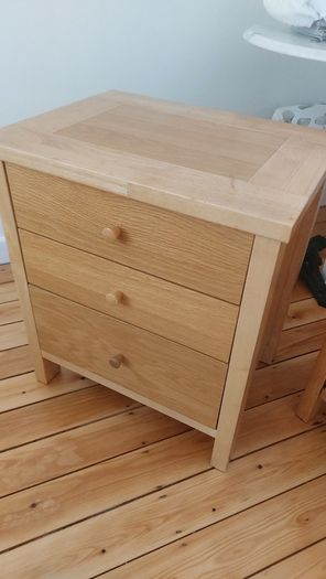 Set of 2 Bedside Lockers Tables