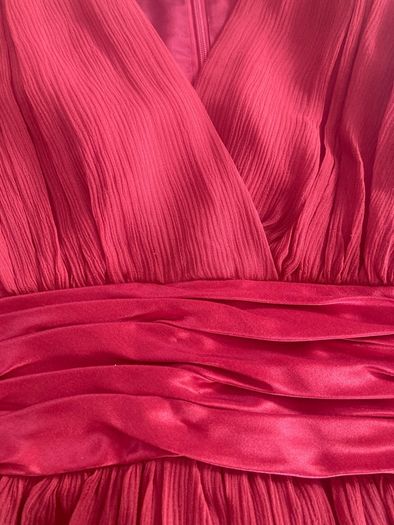 Crimson red dress