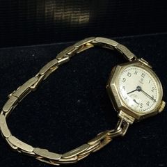 Vintage 1948 Tudor 9ct Gold Ladies Watch Dennison Case & 9ct Gold Bracelet