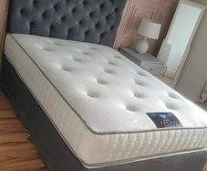 Luxus 4ft Small Double Divan Beds, Mattresses And Optional Drawers, Instock