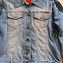Only denim jeans jacket cotton size 10/12 in good condition see last three photos for exact measurements FREE STANDARD POSTAGE INCLUDED Image 2
