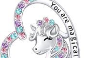 FREE SHIPPING | You are Magical Necklace for Girls Crystal Heart Pendant Necklaces Jewelry Gifts for Girls Daughter Granddaughter Niece Birthday