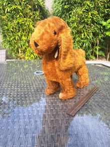 antique toy stuffed dog.  made in ireland