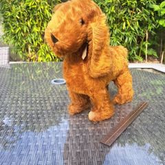 antique toy stuffed dog.  made in ireland
