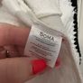 White blazer with black and pearl trim, size M Image 5