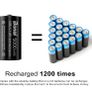BONAI C Rechargeable Batteries 5000mAh 1.2V Ni-MH High Capacity High Rate C Battery (4 pack) Image 3