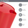 Quest Red Jug Kettles Cordless 1.7 Litres  Water Capacity All New Stock Boxed Fully Guaranteed Collection or Delivery Can Be Arranged In Galway City Centre Area thank you .. Image 3