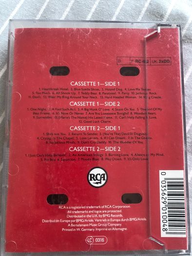 Elvis Presley All Time Greatest Hits double cassette