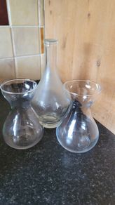 Free Glass Vases x3