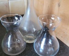 Free Glass Vases x3