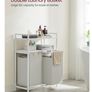 Free standing double laundry hamper storage unit Image 3