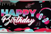 TIK TOK birthday backdrop