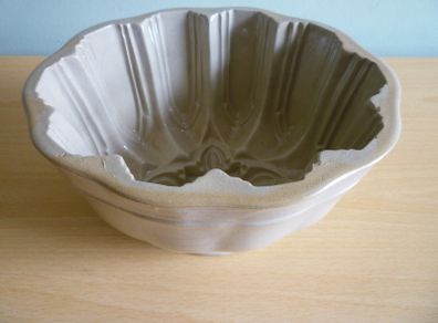 Antique Nineteenth Century 19th century weighty Ironstone Pottery Jelly Mould Circa 1850-1860s Excellent vintage condition