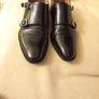 Luca Bossi Black Handmade Leather Shoes UK 8  (I 42) Image 2
