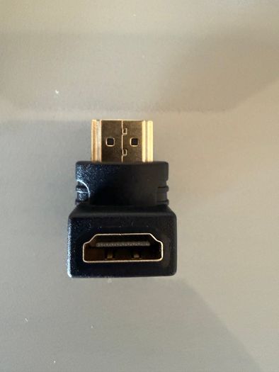 2x 90 270 Degree Right Angle Angled HDMI Male to Female Adapter Connector Cable
