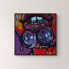 Original hand paint picture, painting by Strzala