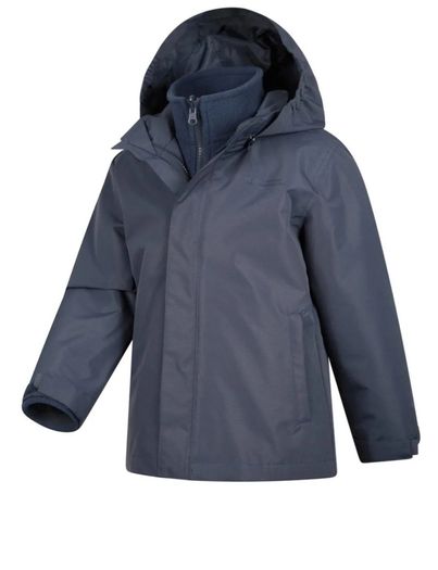 Fell Water-resistant Kids 3 in 1 Jacket Navy