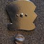 Mad hatter ! , pin back badge. Image 2