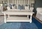 Painted wood coffee table