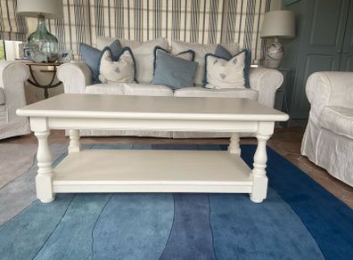 Painted wood coffee table