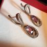 Sterling Silver 925 and Amethyst earrings Image 3