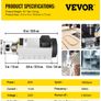 VEVOR 4KW 2220V Air Cooled Spindle Motor ER25 CNC Air Cooling Spindle Motor for CNC Engraving Milling Machine Image 7