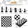 NEW SALE | Chess Set, Folding Chess Board, Magnetic Chess Pieces, Travel Chess Games Toys for Kids Adults, Portable Chess Board Set, Educational Board Games Gifts Image 5