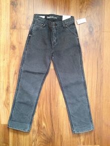 BNWT.. GAP Boys Dark Grey Straight Jeans with Adjustable Waist ( size 8 Regular)