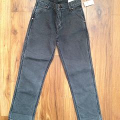 BNWT.. GAP Boys Dark Grey Straight Jeans with Adjustable Waist ( size 8 Regular)