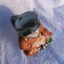 BEGGAR MAN (Staffordshire Fine Ceramics Ltd) - a finely made toby jug of a blind beggar from the Tinker-Tailor series (1960's / 1970's). Large size 18.2 cm. Image 5