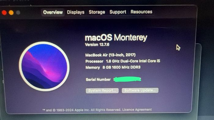 MacBook Air 2017 Good Condition
