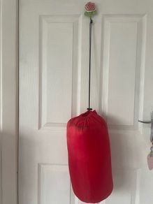 Red Proaction sleeping bag