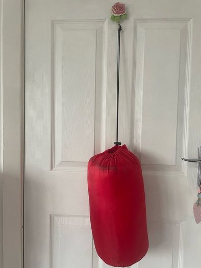 Red Proaction sleeping bag