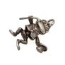 Vintage 925 Sterling Silver Dancing Frog Charm Image 5