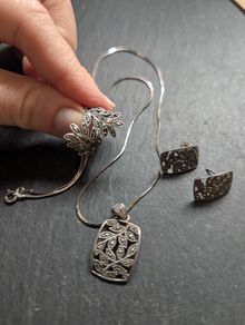 Solid silver set of 5 pieces
