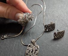 Solid silver set of 5 pieces