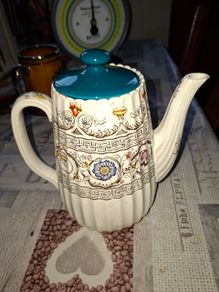 Antique Copeland Spode Coffee or Tea pot in the Florence Pattern, era 1891 to 1910 Postage Available or Collection