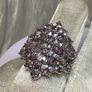 Silver ring with amethysts. Image 7