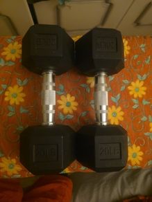 dumbbells 10kg each x 2