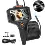 Endoscope camera triple lens 5Ips screen 854x480 inspection camera 5m cable pipe camera 5000mAh battery for 5-6 hours sewer camera IP67 Image 2