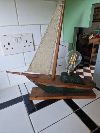 Asgard 1 Irish Mid Century period Vintage lamp model of  Asgard 1 wooden lamp