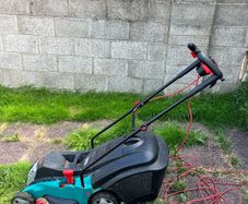 Boch electric lawnmower