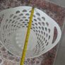 Tall White Laundry Basket Image 4