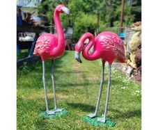 Flamingos Cast Iron Pair H94