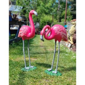 Flamingos Cast Iron Pair H94