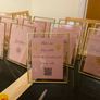 Gold photo frames for wedding table numbers Image 2
