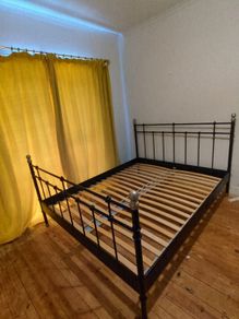King Size Bed Frame - Metal - Ikea Svelvik