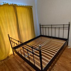 King Size Bed Frame - Metal - Ikea Svelvik