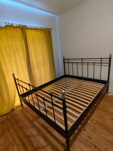 King Size Bed Frame - Metal - Ikea Svelvik